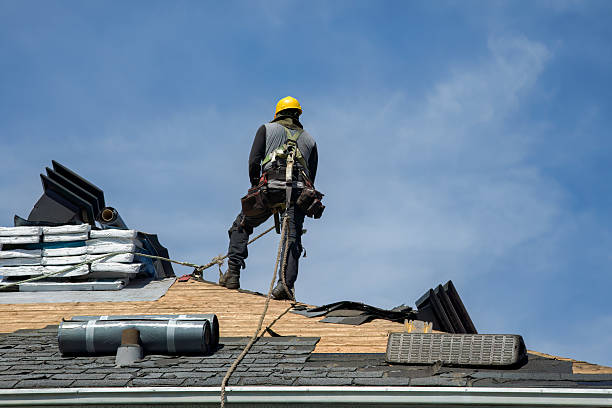 Professional Roofing technician working in Gaylord, MI